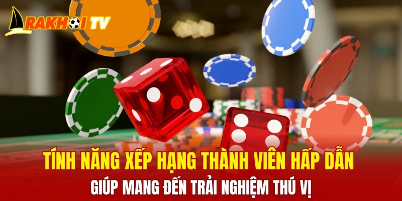 Tính năng xếp hạng giúp mang đến trải nghiệm thú vị